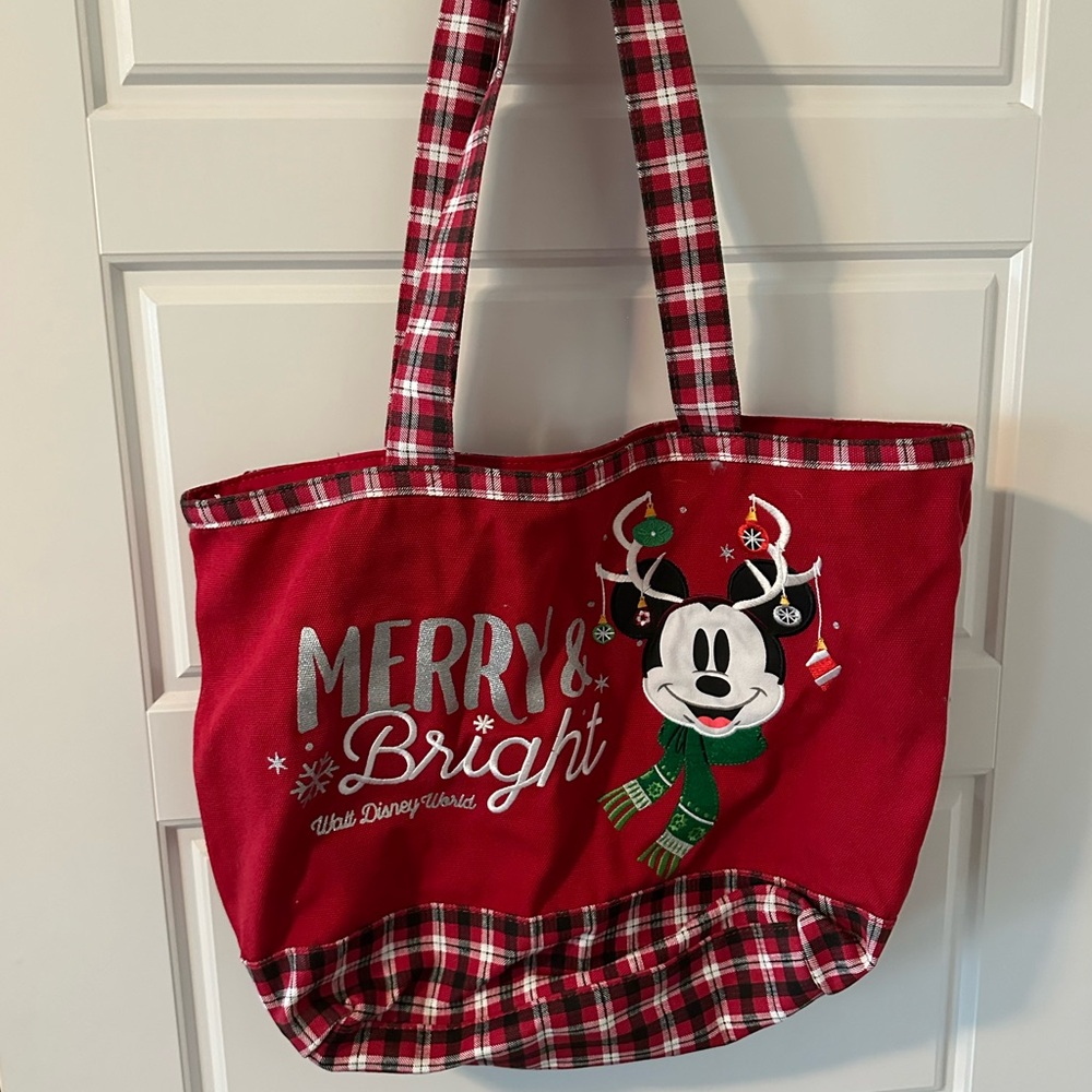 Red Mickey Mouse Tote Bag